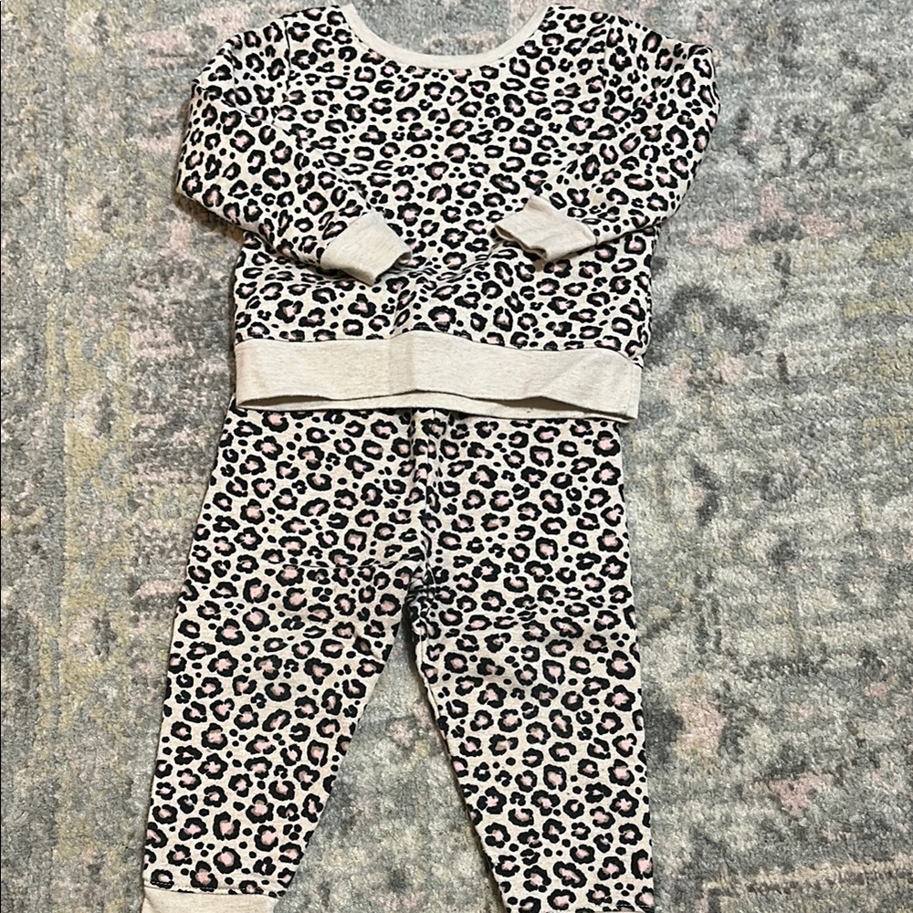 Leopard Print Kids Matching Set
